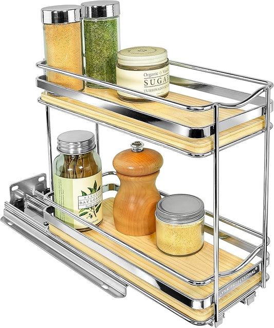 LYNK PROFESSIONAL® Élite™ Pull Out Spice Rack Organizer by LYNKPROFESSIONAL