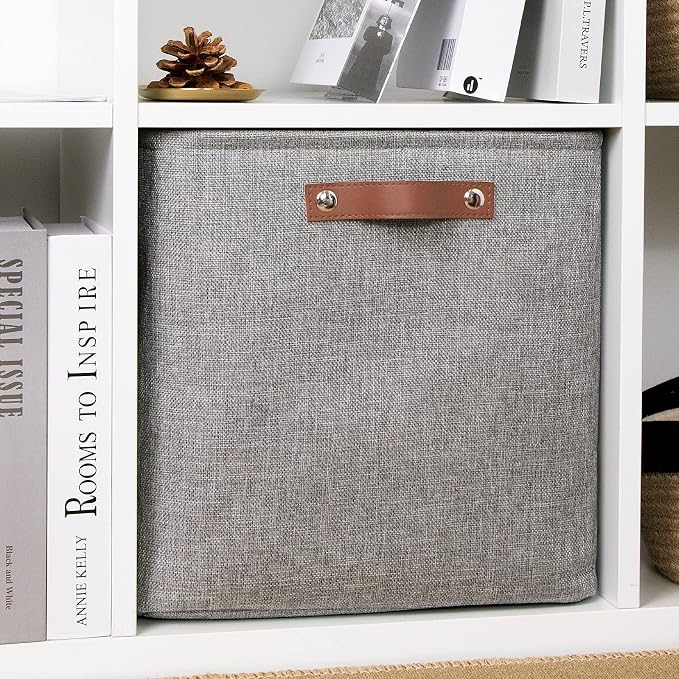 DULLEMELO Cube Basket for Storage and Organization, Collapsible Fabric Cube for - Image 4
