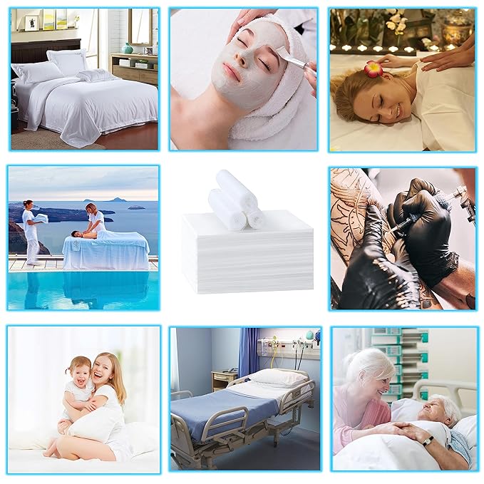Disposable Bed Sheets for Massage Table 100 Pcs 31" x 71" Waterproof Massage - Image 3