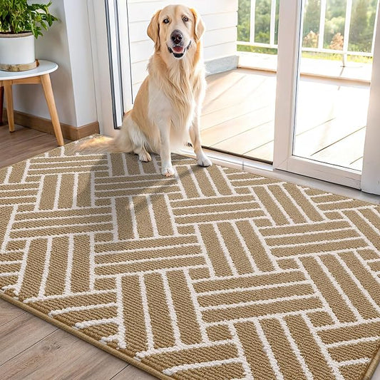 OLANLY Indoor Door Mat, 48x32 Inch, Dirt Resistant and Absorbent, Non-Slip by OLANLY