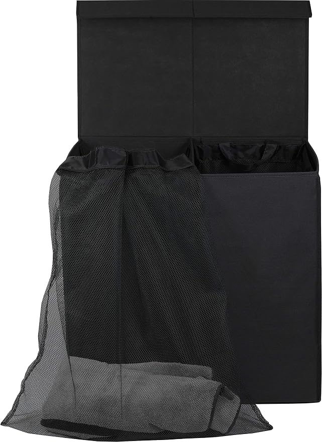 Simple Houseware Double Laundry Hamper - Image 4