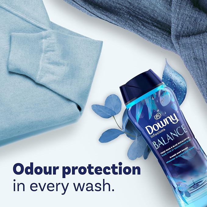 Downy Infusions In-Wash Laundry Scent Booster Beads, Crisp Rain and Blue - Image 5