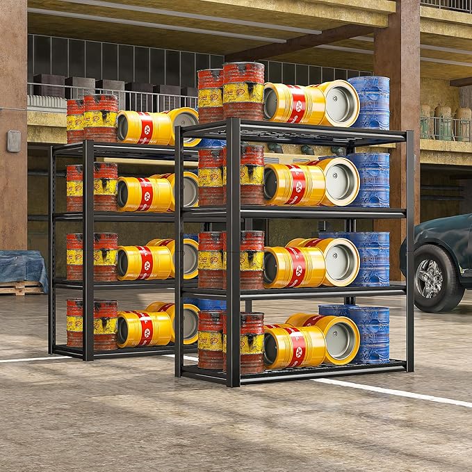 REIBII 40" W Garage Shelving 2240 LBS Storage Shelves Adjustable Heavy Duty - Image 7