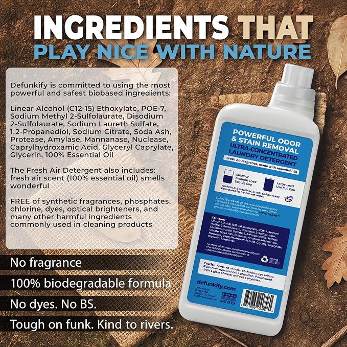 Laundry Detergent 62 Load/37.7 FlOz. 'Fresh Air' Liquid Laundry Detergent - Image 4