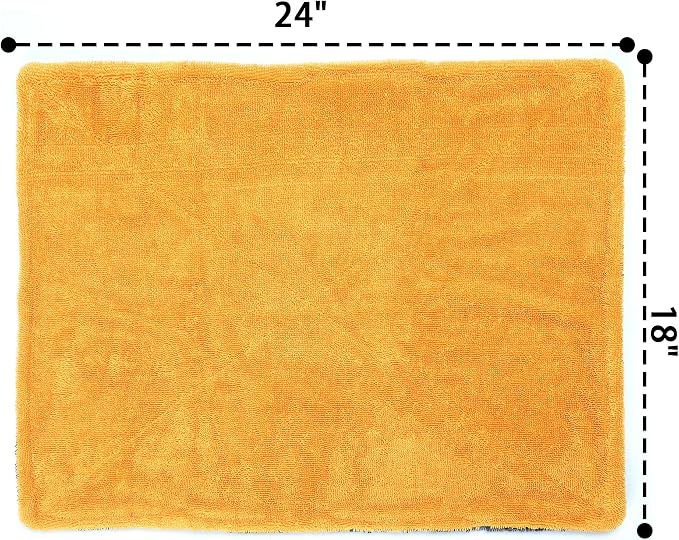 Greenfound Microfiber Towel for Cars, 1000GSM Car Drying Towel, Double Twist - Image 4