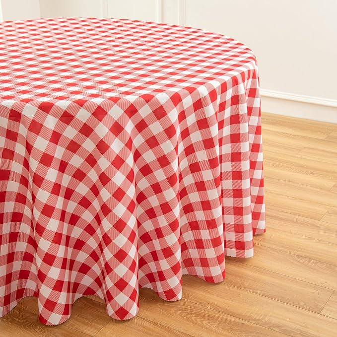 Waterproof Plaid Tablecloth Fabric - Image 9