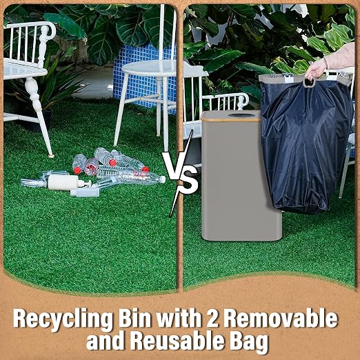 efluky Recycle Bin 26 Gallon, 100L Recycle Bin - Image 3
