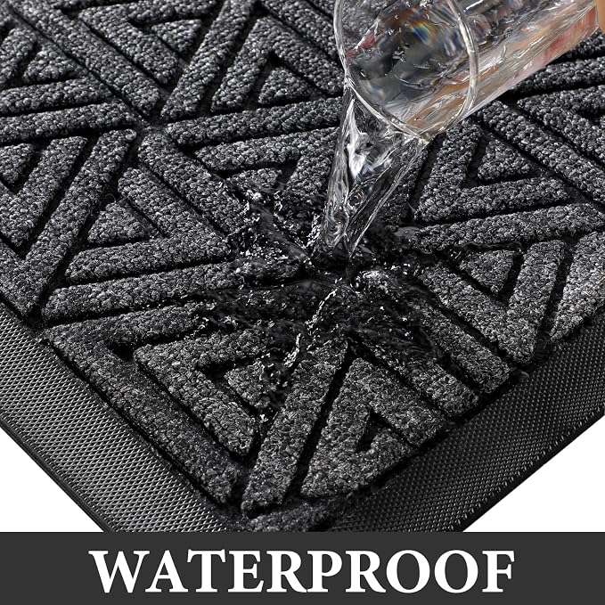Yimobra Large Door Mat 36x24, All-Weather Waterproof Non-Slip Welcome Matt - Image 6