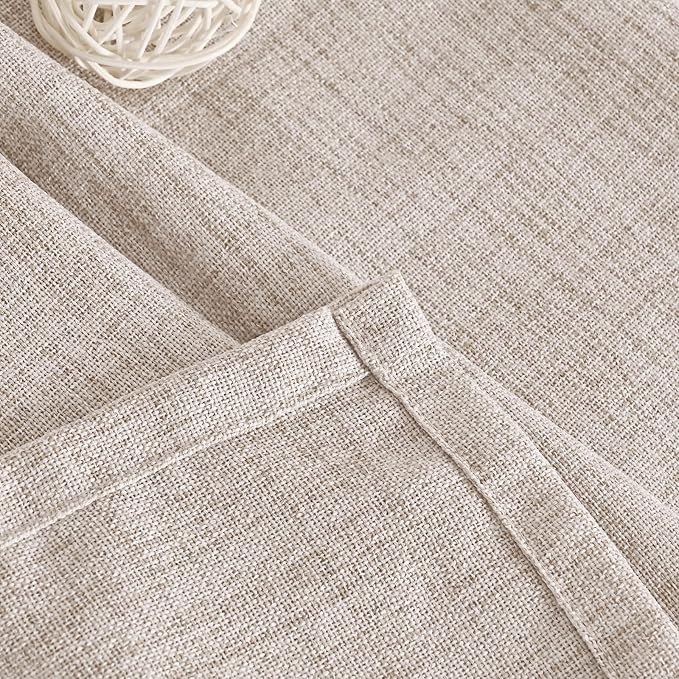 YoungsTex Natural Linen Curtains 72 Inch Length - Image 9