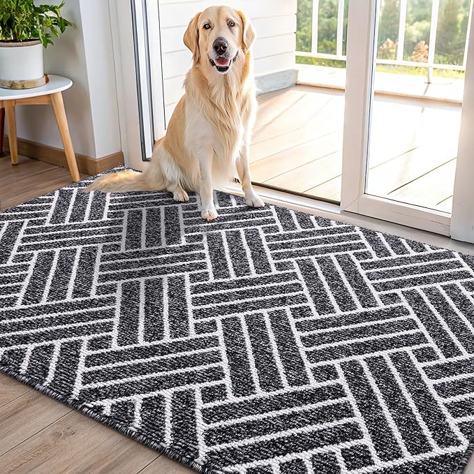 OLANLY Indoor Door Mat, 40x32 Inch, Dirt Resistant and Absorbent, Non-Slip by OLANLY