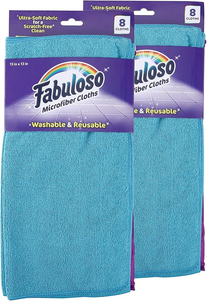 Fabuloso Microfiber Cleaning Cloths, Rainbow by Colgate-PalmoliveCommercial