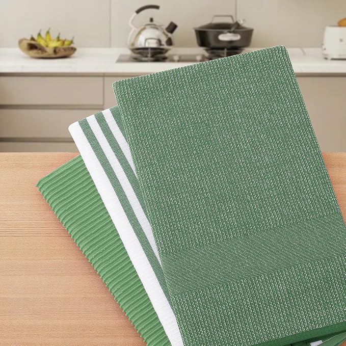 Homaxy Premium Kitchen Towels, Large Cotton 380 GSM Kitchen Hand Towels - Image 7