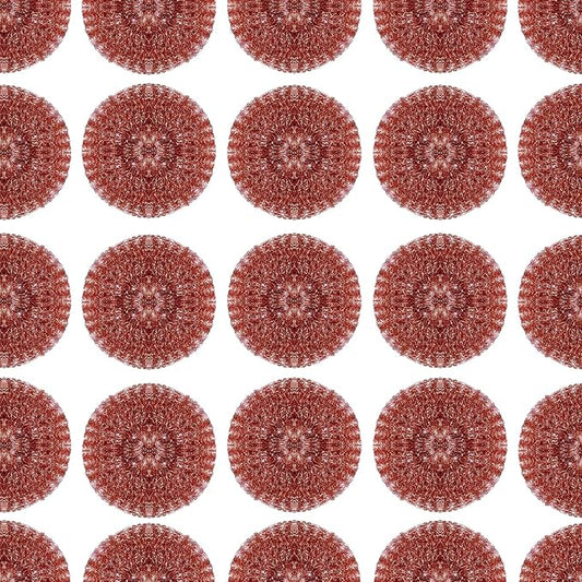 Copper Mesh Scouring Pad by LOLA, 144 Pack, 45 Grams, Copper Coated Knitted by LolaProducts