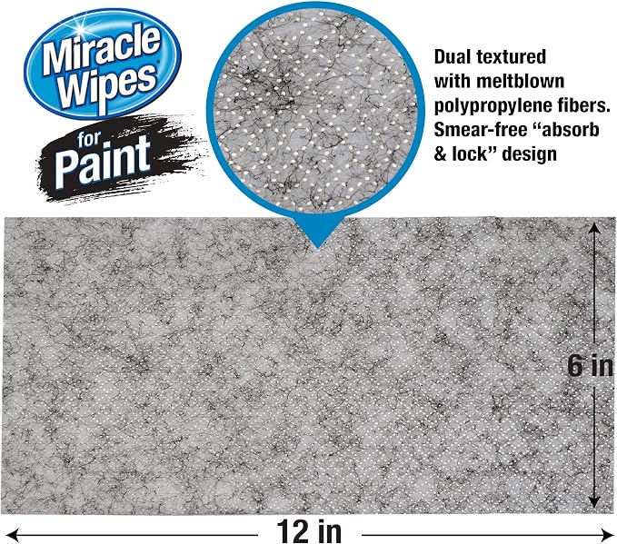 MiracleWipes for Paint Prep & Cleanup, Remove Tough Grime Build-Up, Wet Paint - Image 6