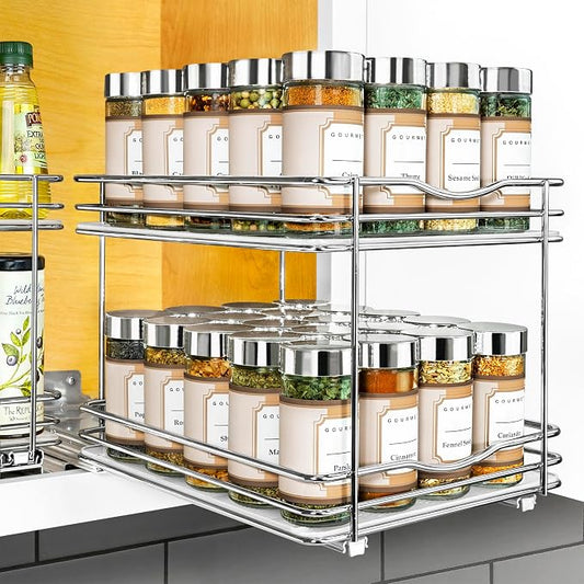 LYNK PROFESSIONAL® Pull Out Spice Rack Organizer by LYNKPROFESSIONAL