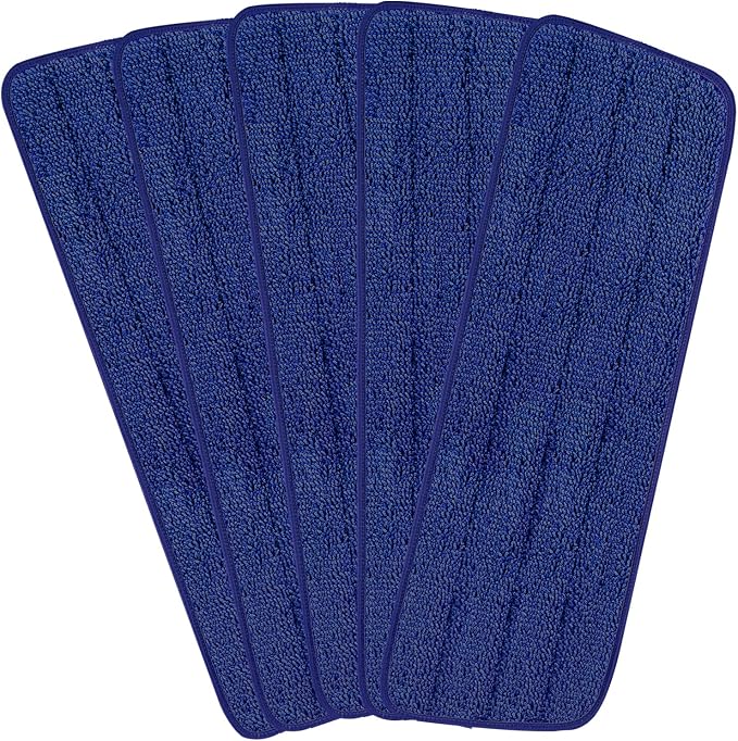 16.5 inch Reusable Mop Pads Microfiber Spray Mop Replacement Heads by H-Gamely