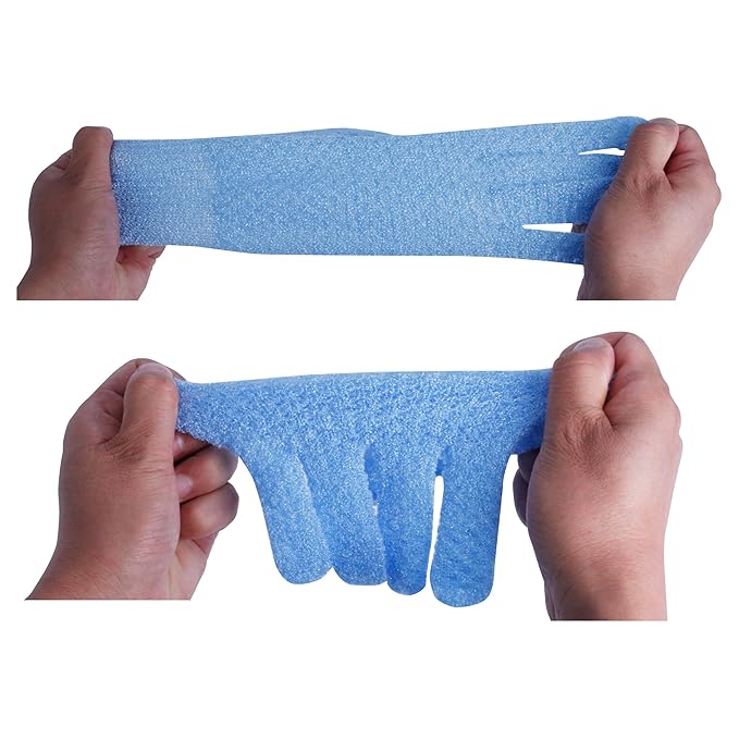Evridwear Exfoliating Glove for Shower Man and Women, Dual Texture Bath Body - Image 3