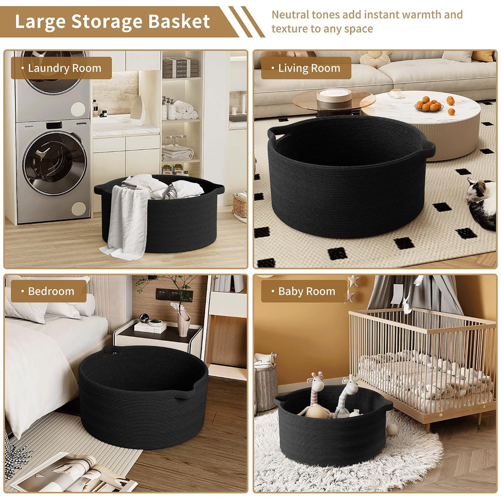 125L Extra Large Blanket Basket, 25" x 16"