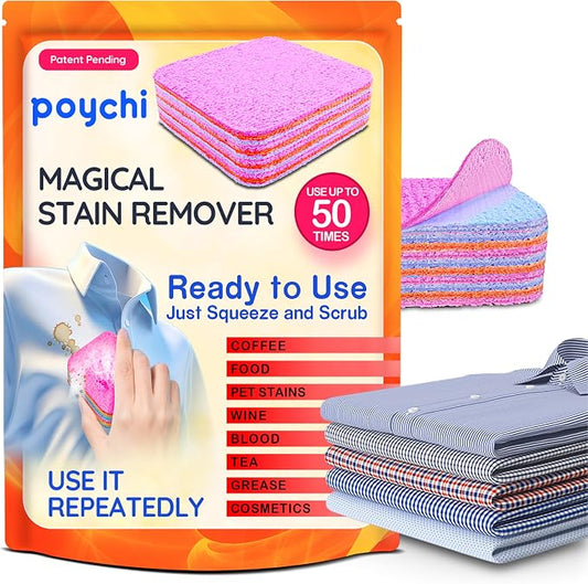 Magical Fiber Stain Remover- Use as Spot Remover- No Dry Cleaning Food by POYCHI