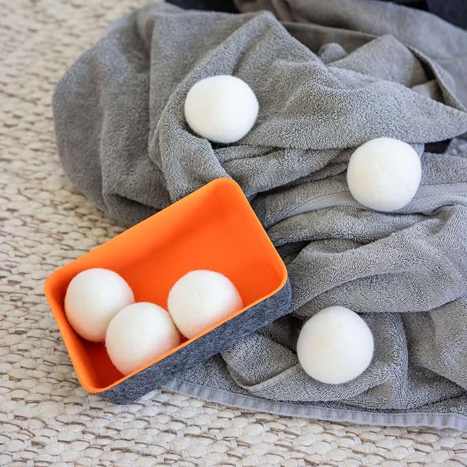 Three by Three Seattle Felt·Like·it!™ Wool Dryer Balls + Storage Bin: Reduce - Image 3