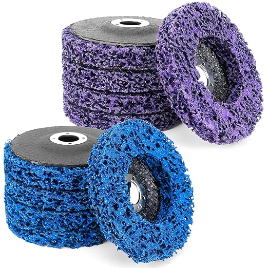 10Pcs Strip Discs Stripping Wheels, Paint Stripper Wheels 4" x 5/8" Rust by GDHSWJ