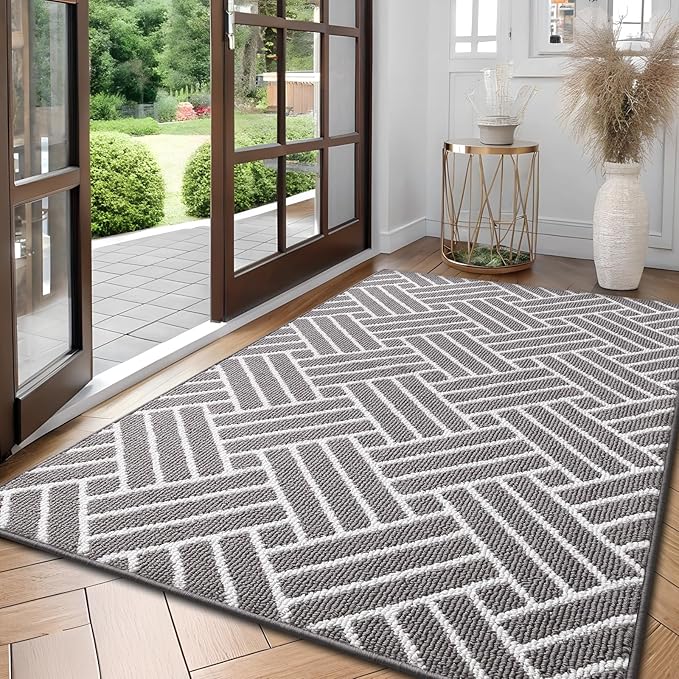 OLANLY Large Indoor Door Mat, 59x35 Inch, Dirt Resistant and Absorbent by OLANLY