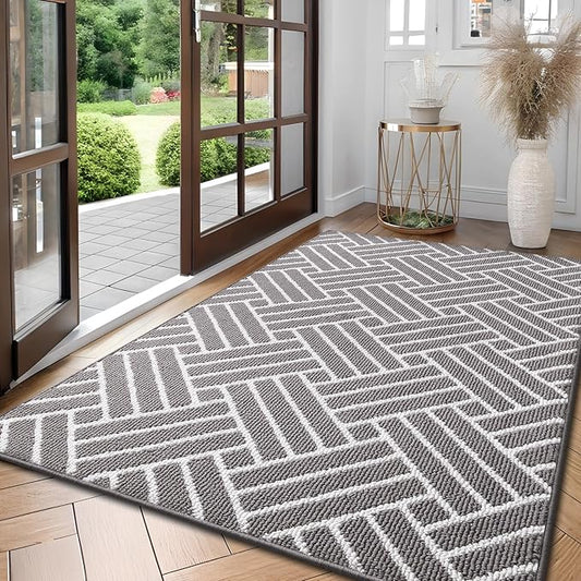 OLANLY Large Indoor Door Mat, 59x35 Inch, Dirt Resistant and Absorbent by OLANLY