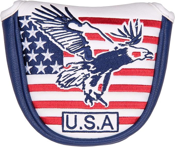 USA Flag and Eagle Golf Driver/Fairway Wood/Hybrid/Iron/Mallet Putter/Blade by Unknown
