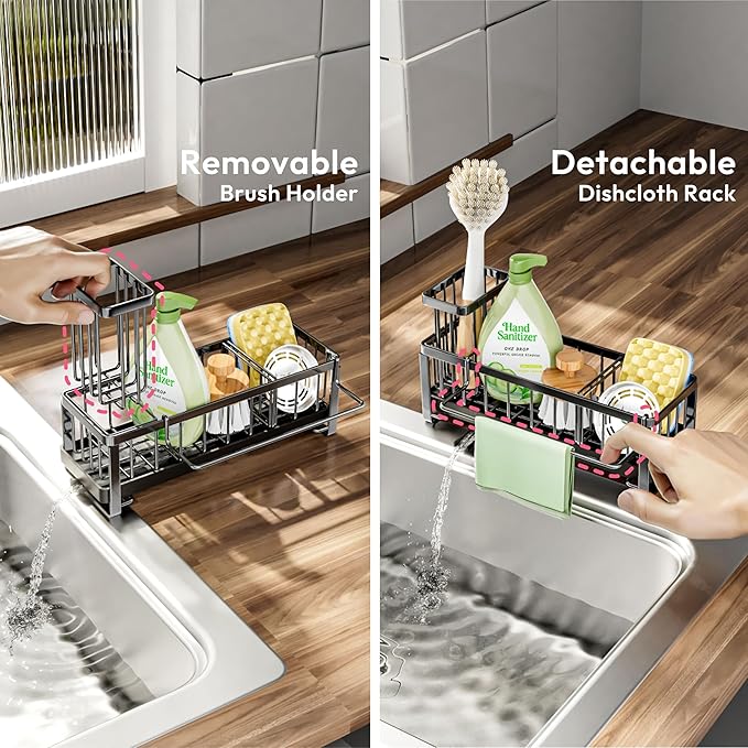 SWTYMIKI Sponge Holder for Kitchen Sink - Image 3