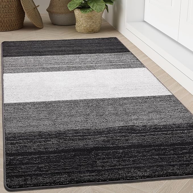 Kitinjoy Indoor Outdoor Door Mat, 71x47 Non-Slip Absorbent Dirt Trapper by Kitinjoy