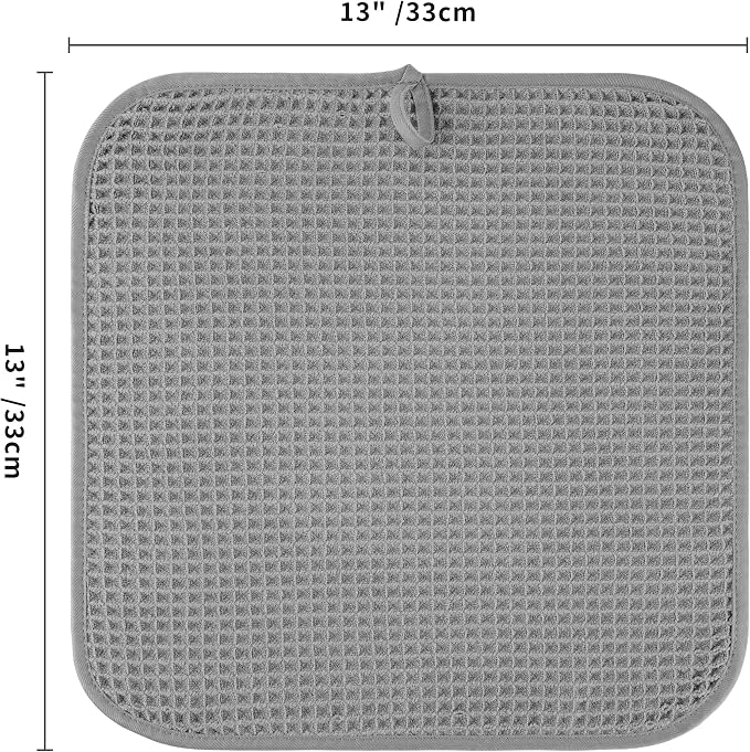 Microfiber Waffle Face Towels, 2 Pieces, Fast Drying, Lint Free - Image 7