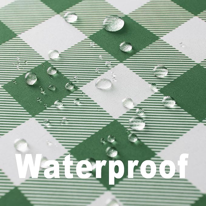 Waterproof Checkered Tablecloth Fabric - Image 3