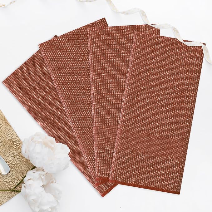 Homaxy Premium Kitchen Towels, Large Cotton Kitchen Hand Towels, Flat and Terry - Image 7