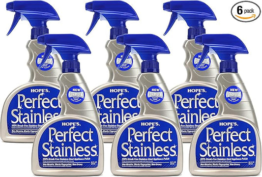 HOPE'S Perfect Stainless Steel Cleaner Streak-Free Self-Polishing Formula by Hopes