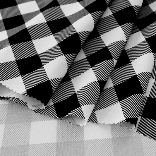 Waterproof Plaid Tablecloth Fabric - Image 2