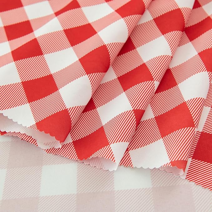 Waterproof Plaid Tablecloth Fabric - Image 2