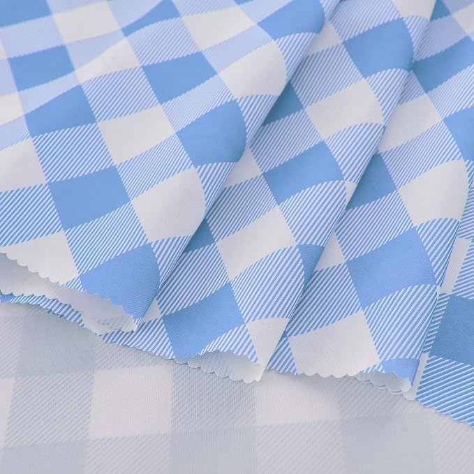 Waterproof Plaid Tablecloth Fabric - Image 2
