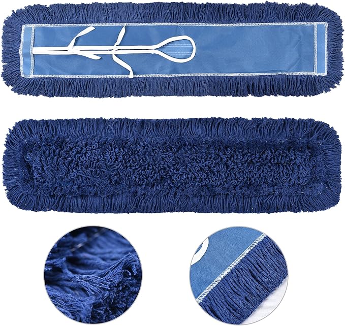 MATTHEW CLEANING 24'' Industrial Strength Cotton Dust Mop Refill Washable by MATTHEWCLEANINGPRODUCTS