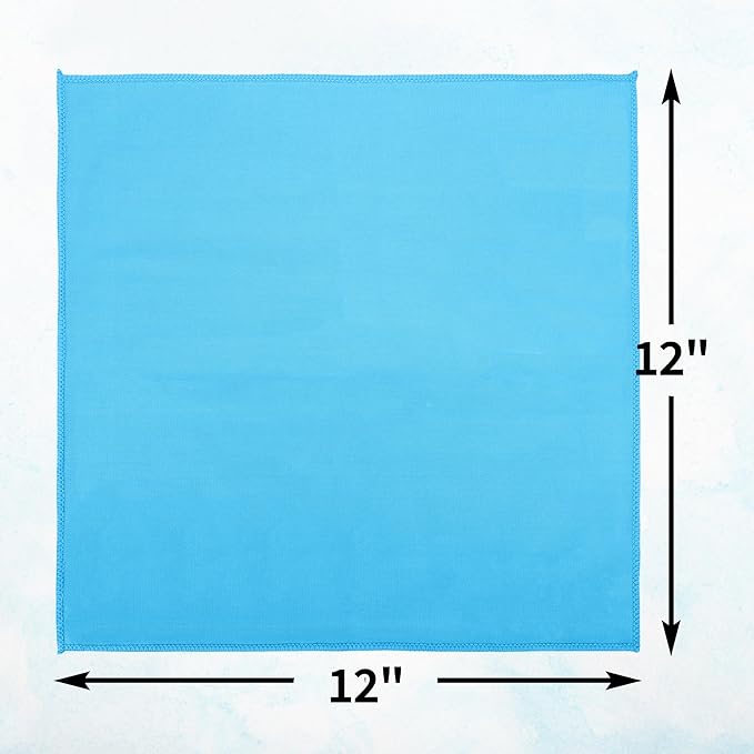 HOMERHYME Microfiber Glass Cleaning Cloth, 12 Pack Window Glass Cleaning Rags - Image 8