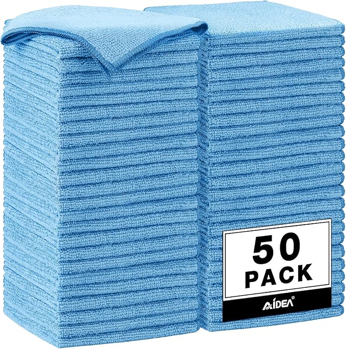 AIDEA Microfiber Cleaning Cloth, Microfiber Towels by AIDEAHOME