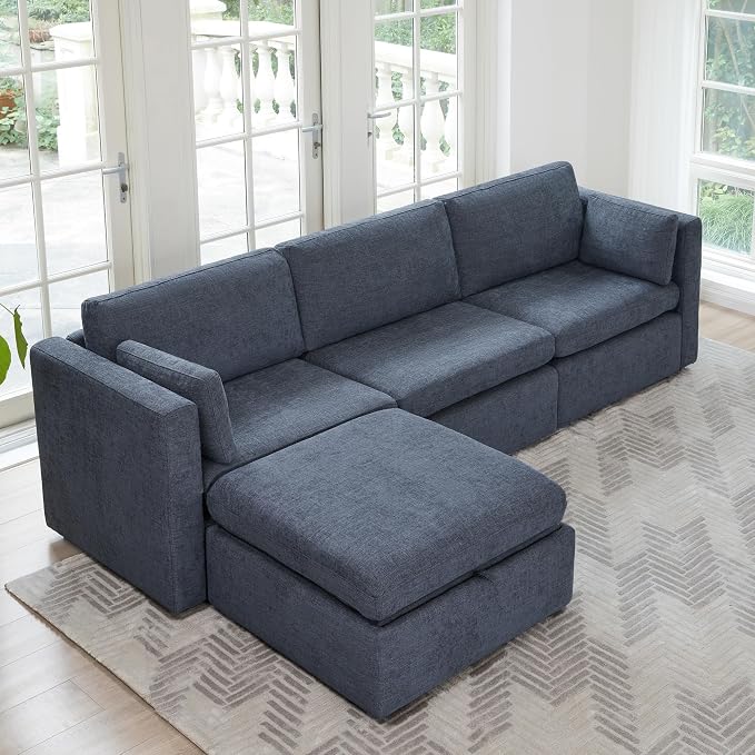 CHITA Oversized Modular Sectional Sofa, FSC Certified Large L Shaped Couch by CHITALIVING