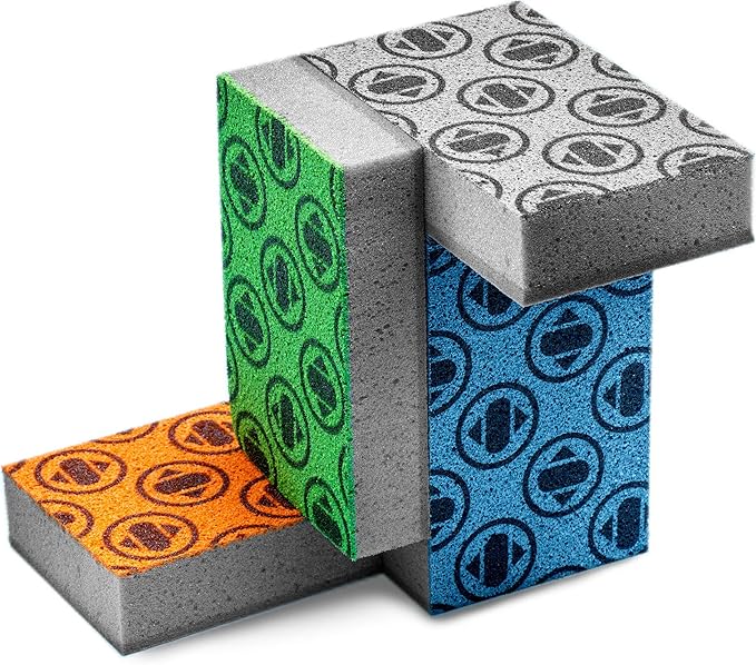 Skura Style Smart 4 Pack Odor Free Non-Scratch Scrub Pads by SKURASTYLE