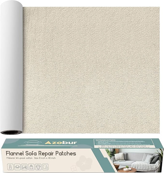 Velvet Repair Patch, Self-Adhesive Flannel Fabric Patch, Microfiber Patch，Can by Azobur