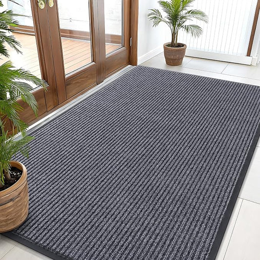 OLANLY Front Door Mat Indoor Outdoor Entrance, Waterproof Heavy Duty Doormat by OLANLY