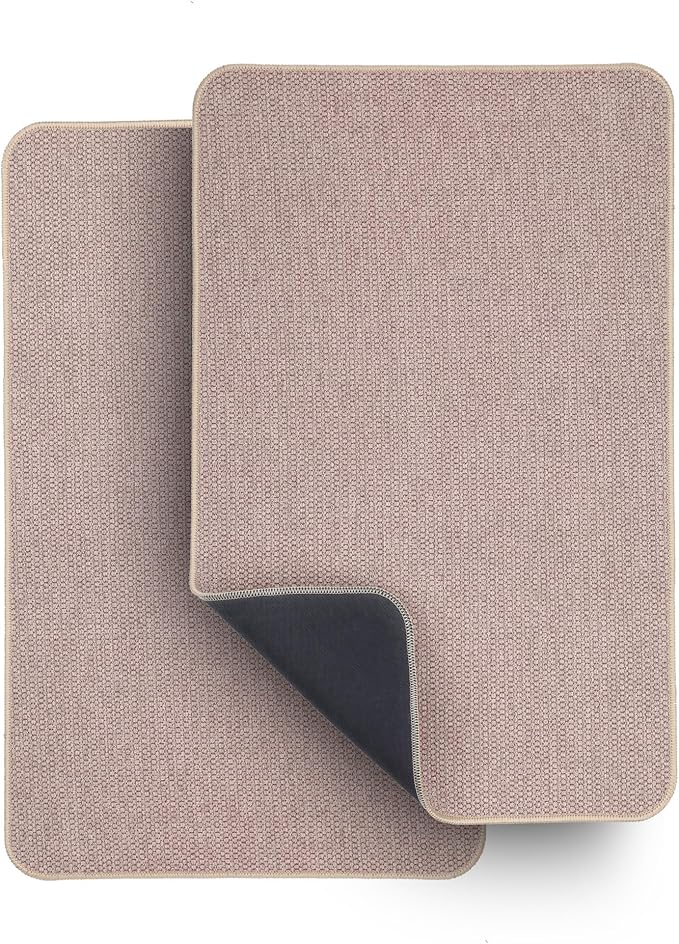 Bath Mat, Ultra Thin Bathroom Rugs, Rubber Bath Mats by BosapDirect