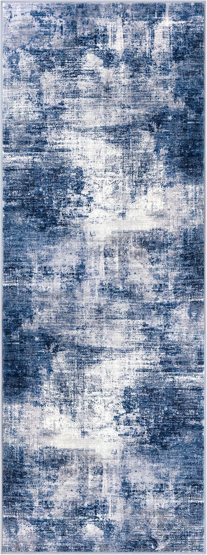 IOHOUZE Abstract Runner Rug 3x8 Ft Washable Runners - Image 9