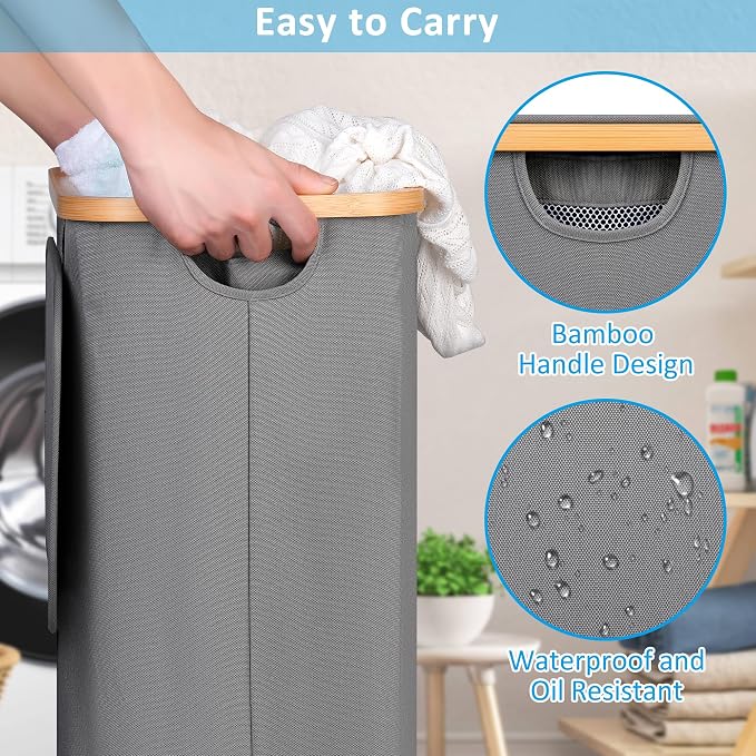 efluky Slim Laundry Basket - Image 3