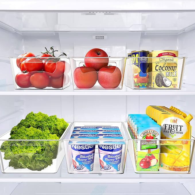Simple Houseware Pantry Bins Storage Organizer, 8 Packs - Image 3