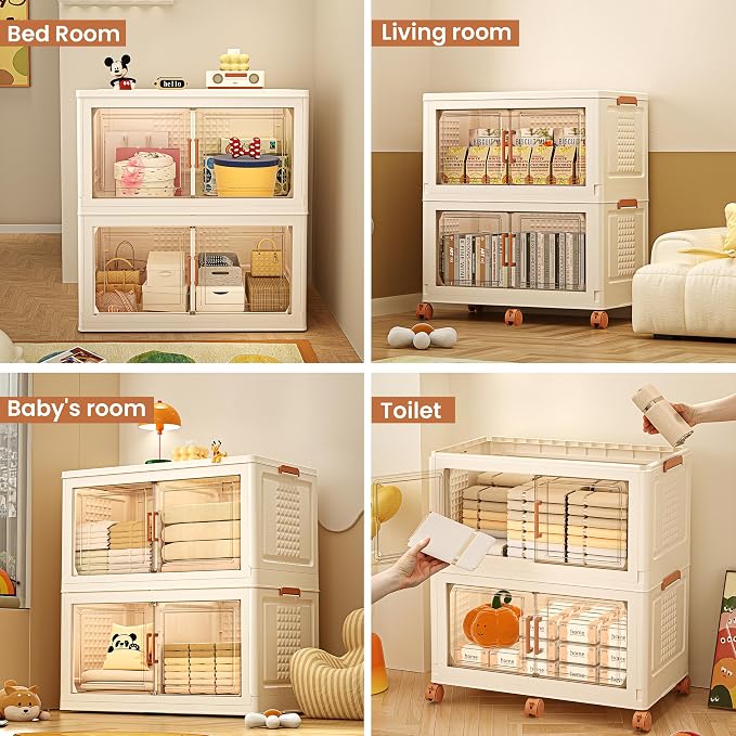 376QT/94Gal 2 Layers Stackable Storage Bins - Image 7