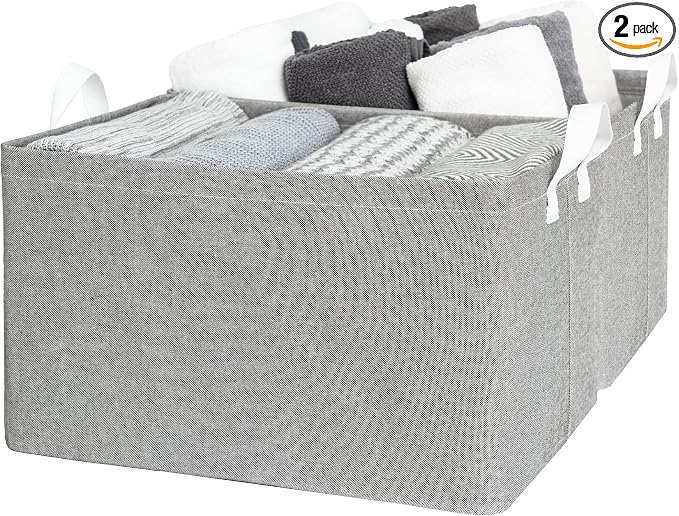 StorageWorks 45L Large Storage Bins by StorageWorks